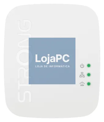 Strong POWERLWF1000DUOMINI adaptador de red PowerLine 1000 Mbit/s Ethernet Wifi Branco 2 pieza(s)