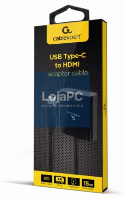 Gembird A-CM-HDMIF-04 Adaptador gráfico USB Preto