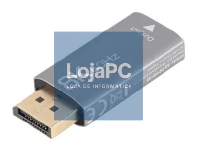 Lanberg AD-DP-HD-03 adaptador de cabo de vídeo 0 m DisplayPort HDMI Prateado