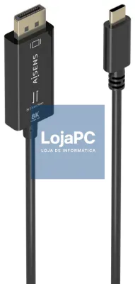 AISENS A109-0879 adaptador de cabo de vídeo 1,8 m USB Tipo C
