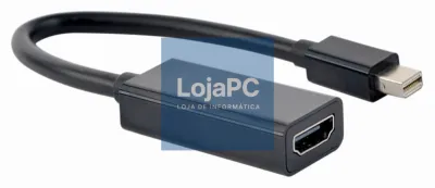 Gembird A-mDPM-HDMIF4K-01 0,15 m Mini DisplayPort HDMI Preto