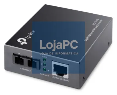 TP-Link MC210CS convertidor de medio 1000 Mbit/s 1310 nm Monomodo Preto