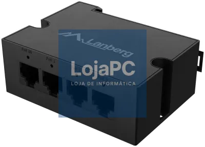 Lanberg DIN-GE4-BT-90W adaptador e inyector de PoE Gigabit Ethernet