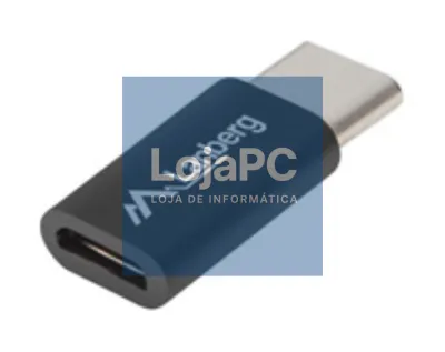 Lanberg AD-UC-UM-02 cambiador de género para cabo USB 2.0 Type C Micro-USB 2.0 Type B Preto