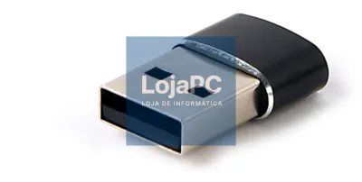 Gembird A-USB2-AMCF-02 cambiador de género para cabo USB A USB C Preto