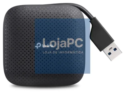 TP-Link UH400 V3 hub de interfaz USB 3.2 Gen 1 (3.1 Gen 1) Type-A 5000 Mbit/s Preto