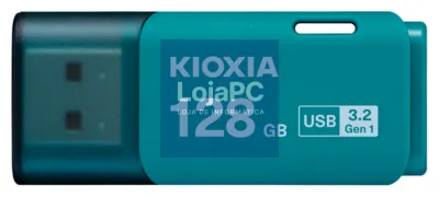 Kioxia LU301L128GG4 unidade flash USB 128 GB USB tipo A 3.2 Gen 1 (3.1 Gen 1) Azul