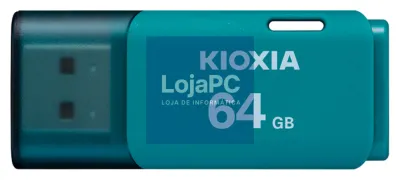 Kioxia TransMemory U202 unidade flash USB 64 GB USB tipo A 2.0 Azul