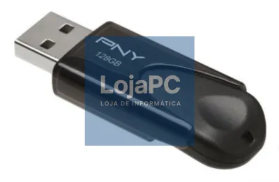 PNY Attaché 4 2.0 128GB unidade flash USB USB tipo A Preto