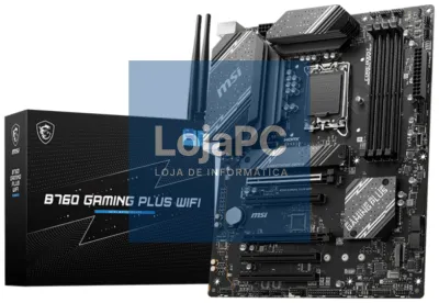 MSI B760 GAMING PLUS WIFI placa-mãe Intel B760 LGA 1700 ATX