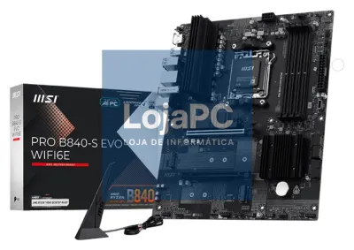 MSI Pro B840-S EVO WIFI6E AMD B840 Zócalo AM5 ATX