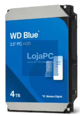 Western Digital WD Blue 3.5-Inch PC HDD disco rígido interno 4 TB 5400 RPM 128 MB 3.5" Serial ATA III