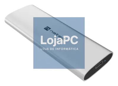NATEC RHINO M.2 NVME LITE Caixa externa para unidade de estado sólido (SSD) Prateado