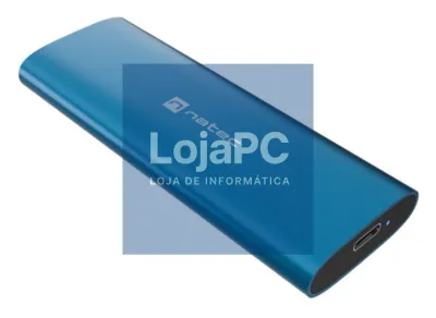NATEC RHINO M.2 NVME LITE Caixa externa para unidade de estado sólido (SSD) Azul