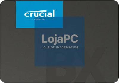 Crucial CT500BX500SSD1 unidade de estado sólido 500 GB 2.5" Serial ATA III 3D NAND