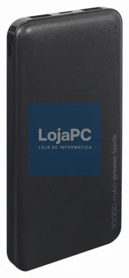 Gembird PB10-02 powerbank Polímero de lítio 10000 mAh Preto