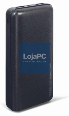 Gembird PB20-02 powerbank Polímero de lítio 20000 mAh Preto
