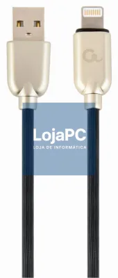 Cablexpert CC-USB2R-AMLM-1M cabo de conector Lightning Preto
