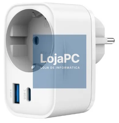 Gembird TA-ACPDQC20-01-W carregador de dispositivo telemóvel Universal Branco Corrente alterna Carga rápida Interior