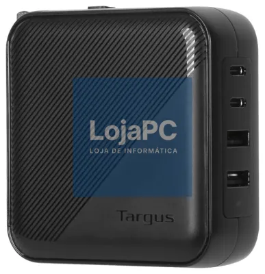Targus APA109GL carregador de dispositivo telemóvel Universal Preto Corrente alterna Carga rápida Interior