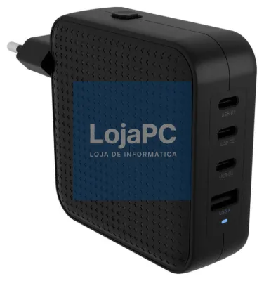 HYPER HJ1002BKWWGL carregador de dispositivo telemóvel Portátil, Smartphone, Tableta Preto Corrente alterna Carga rápida Interior