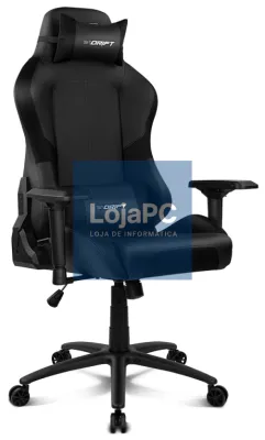 DRIFT DR250 Cadeira para videojuegos de PC Asiento acolchado tapizado Preto, Carbono
