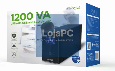 Gembird EG-UPS-033 uPS (UPS) Línea interactiva 1,2 kVA 720 W 3 saídas AC