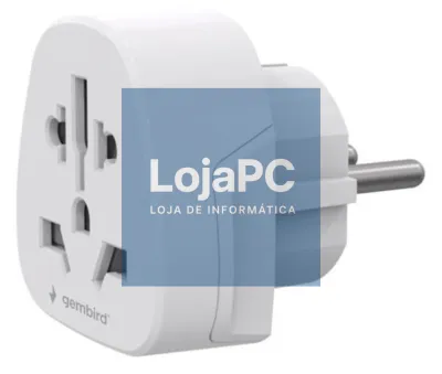 Gembird A-AC-EUMINTF adaptador de ficha eléctrico Tipo C (Europlug) Universal Branco
