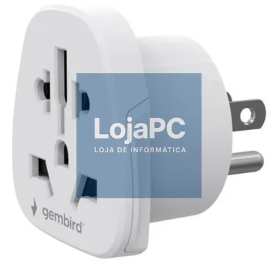 Gembird A-AC-USMINTF adaptador de ficha eléctrico Tipo B Universal Branco