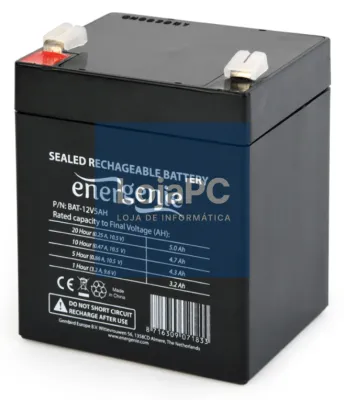 Gembird 12V, 5Ah Sealed Lead Acid (VRLA)