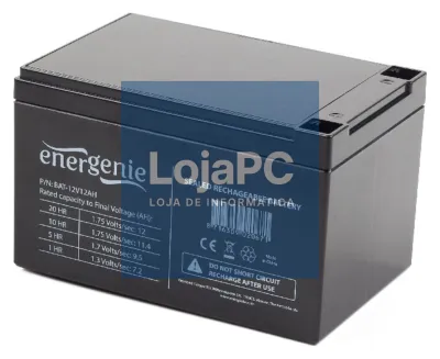 Gembird BAT-12V12AH bateria para sistema ups Sealed Lead Acid (VRLA) 12 V 12 Ah