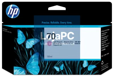 HP Tinteiro 70 magenta claro de 130 ml