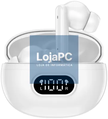 Denver TWE-357 auscultador y casco Auscultadores True Wireless Stereo (TWS) Clip de oreja Chamadas/Música/Deporte/Uso diario USB Tipo C Bluetooth Base de carga Branco