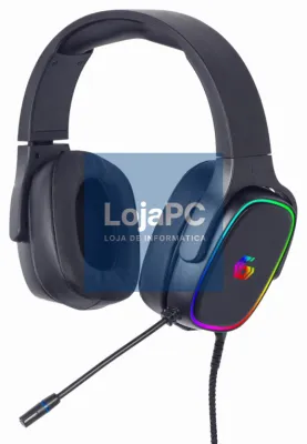 Gembird GHS-SANPO-S300 auscultador y casco Auscultadores Alámbrico Diadema Jogo USB tipo A Preto