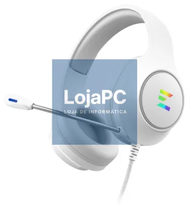Zalman ZM-HPS310 WH auscultador y casco Auscultadores Alámbrico Diadema Jogo Branco