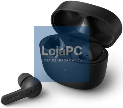 Philips 2000 series TAT2206BK/00 auscultador y casco Auscultadores True Wireless Stereo (TWS) Dentro de oído Chamadas/Música Bluetooth Preto