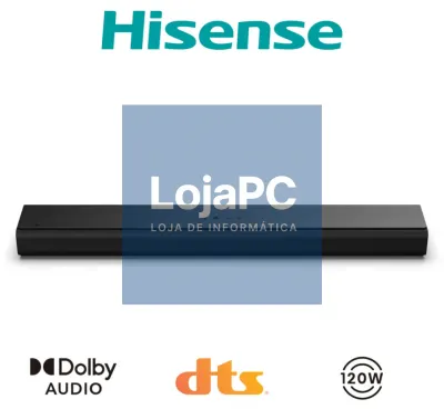 Hisense HS1000 Preto 2.0 canales 120 W
