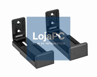 Gembird WM-SB-01 suporte de coluna Parede Acrilonitrilo butadieno estireno (ABS), Acero Preto
