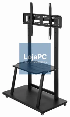 Gembird TVS-100F-01 suporte para ecrã de señalización 2,54 m (100") Preto