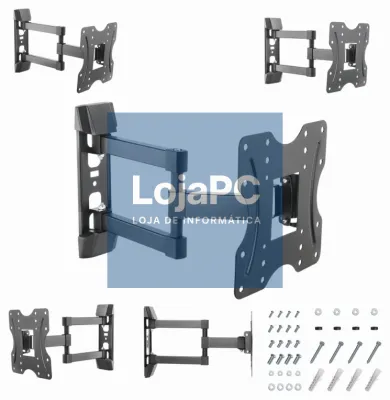 Gembird WM-42ST-02 suporte para TV 106,7 cm (42") Preto