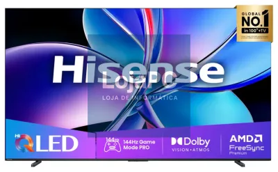 Hisense 100E7Q PRO 2,54 m (100") 4K Ultra HD Smart TV Wifi Preto