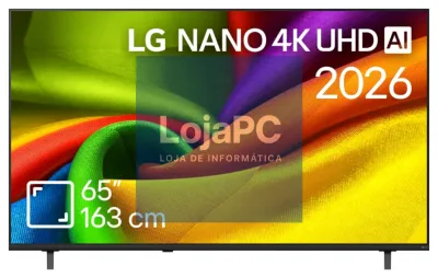 LG NANO 4K UHD AI 65NU8E0B3LA 165,1 cm (65") 4K Ultra HD Smart TV Wifi Preto