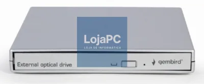 Gembird DVD-USB-021-SV unidade de disco óptico DVD±RW Prateado