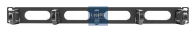 Lanberg AK-1205-B acessório de bastidor Panel de gestión de cabos