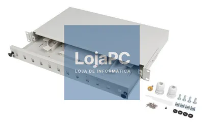 Lanberg FOP1-12SS-LDS acessório de bastidor Panel de ligação tipo-D