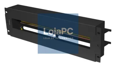 Lanberg AK-VDP103-B acessório de bastidor Panel de gestión de cabos