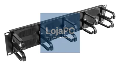 Lanberg AK-1204-B acessório de bastidor Panel de gestión de cabos