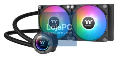 Thermaltake TH240 V2 Processador Sistema de refrigeração líquida todo en uno 12 cm Preto 1 pieza(s)
