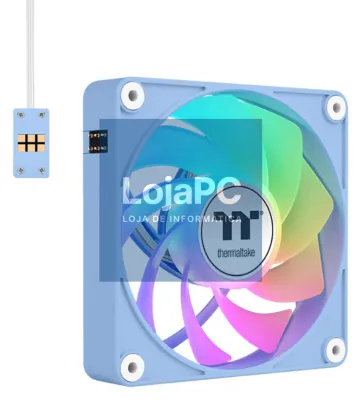 Thermaltake CL-F198-PL12BU-A sistema de refrigeração para computador Capa del computador Ventoinha 12 cm Azul 3 pieza(s)