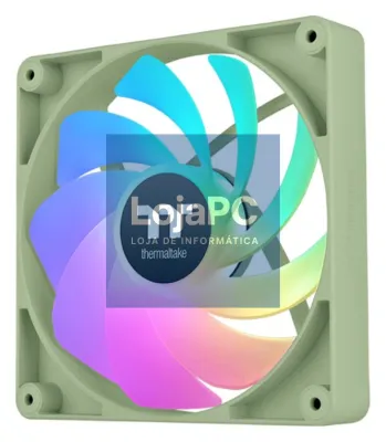 Thermaltake Matcha Green CT120 Capa del computador Ventoinha 12 cm Cinzento 2 pieza(s)